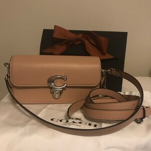 Coach Studio 20 Beige Glove tanned Leather bag